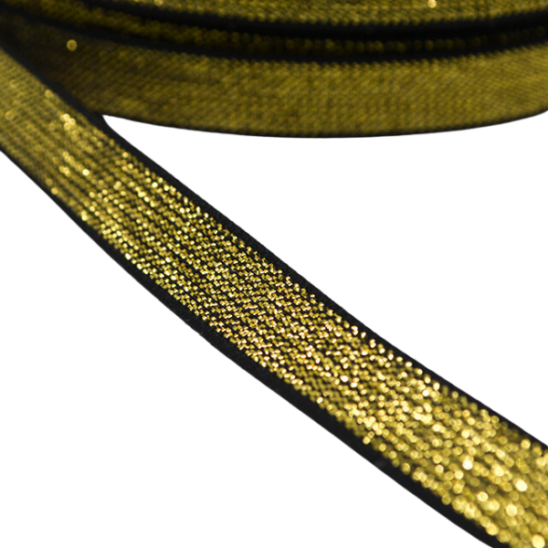 Tirante con Lurex Dorado/Negro